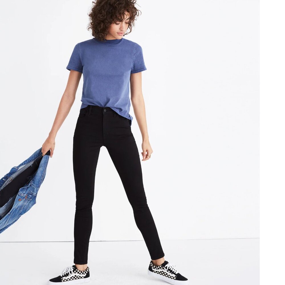 Madewell Roadtripper Black Skinny 29 Bennett Black Denim